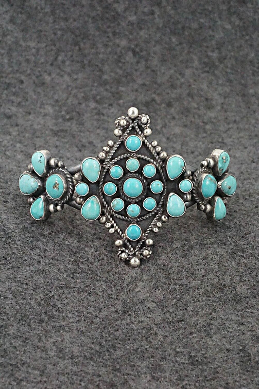 Turquoise & Sterling Silver Bracelet - Devin Brown