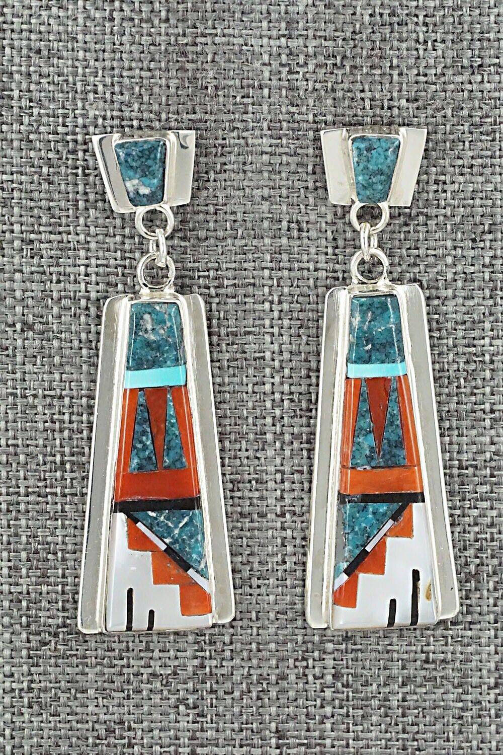 Multi-Stone & Sterling Silver Earrings - Patty Edaakie
