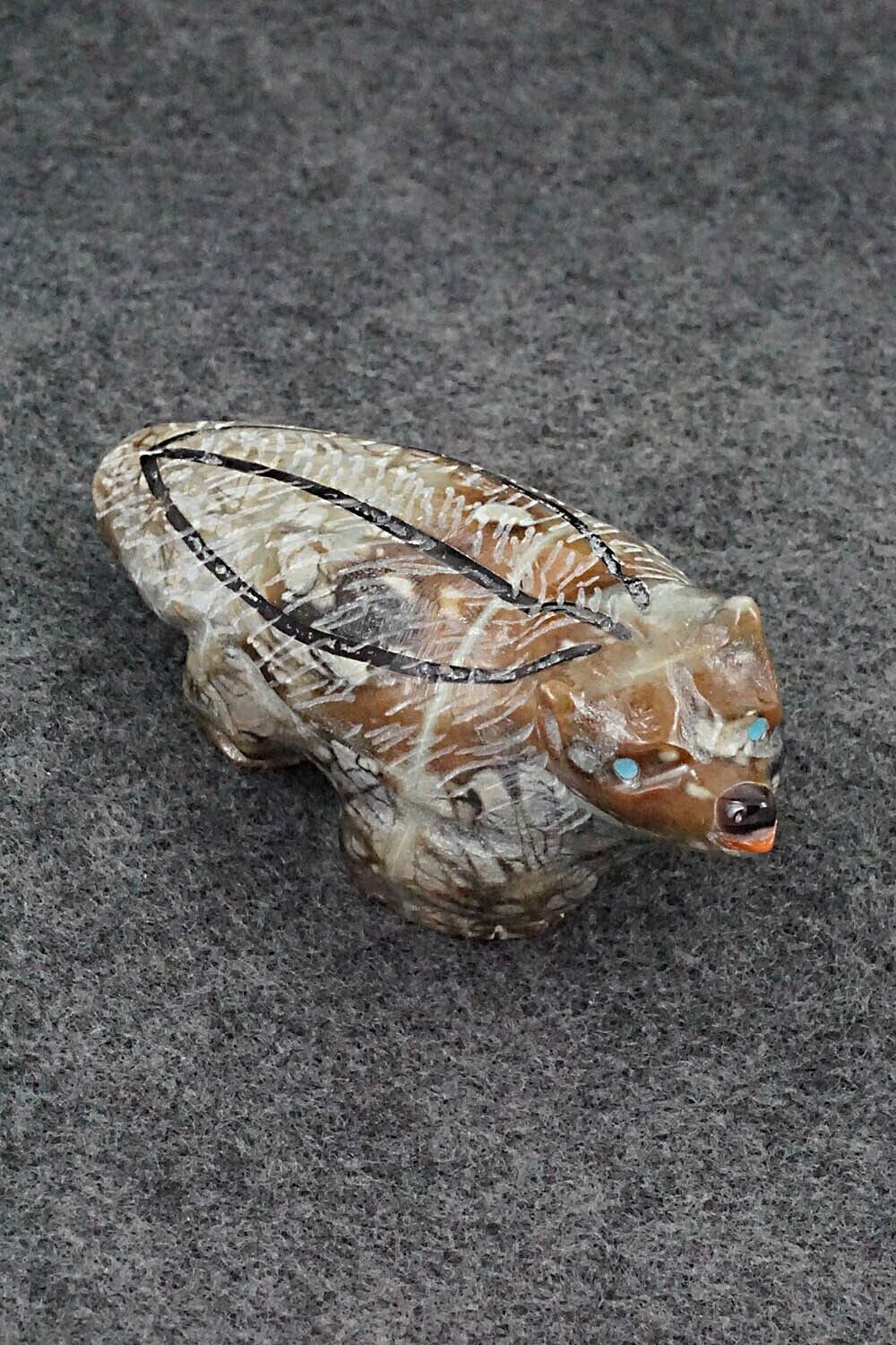 Badger Zuni Fetish Carving - Freddie Leekya