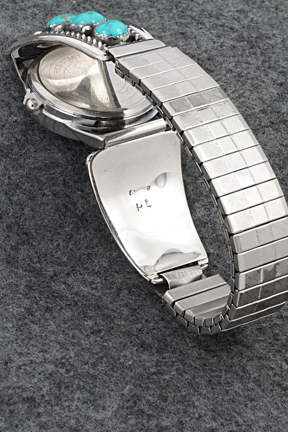 Turquoise & Sterling Silver Watch Bracelet - Paul Largo