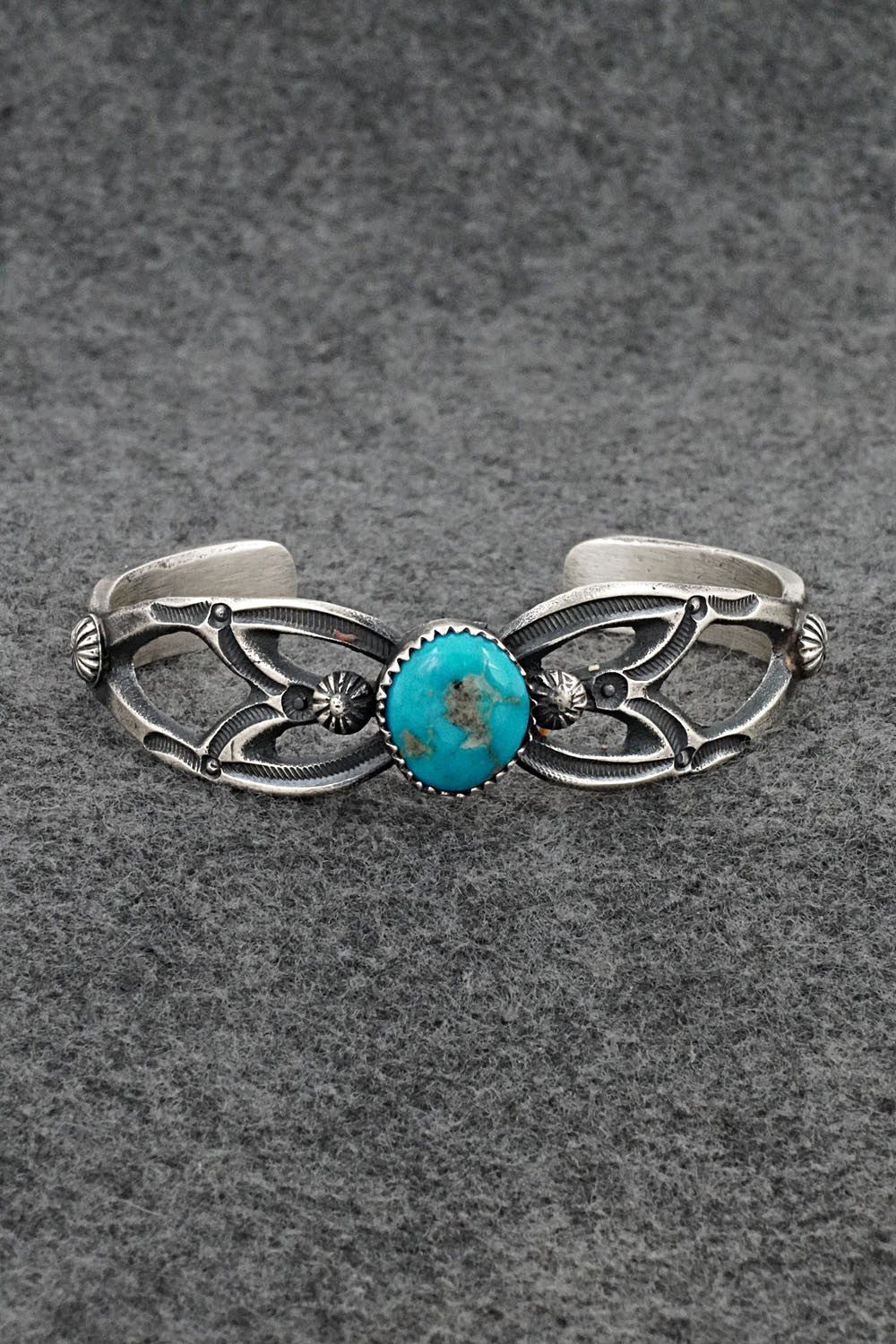 Turquoise & Sterling Silver Bracelet - Eva & Linberg Billah