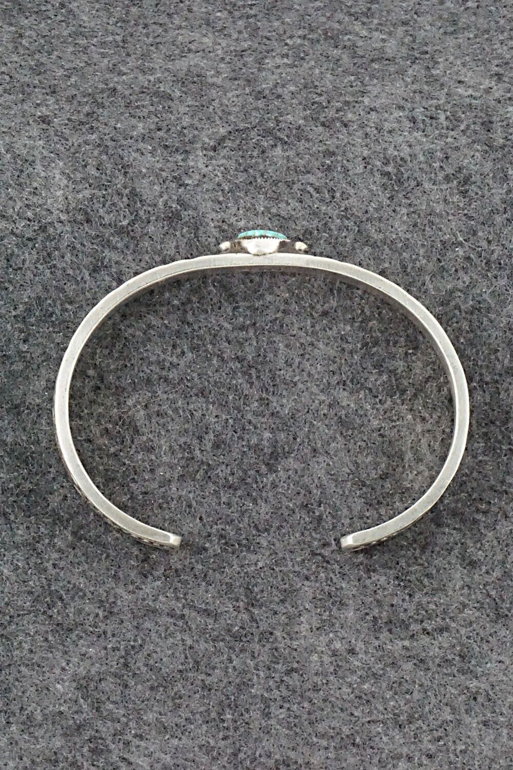Turquoise and Sterling Silver Bracelet - Calvin Martinez