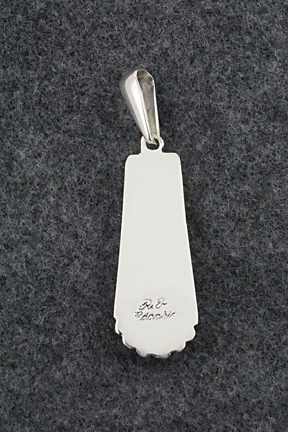 Multi Stone & Sterling Silver Pendant - Patty Edaakie