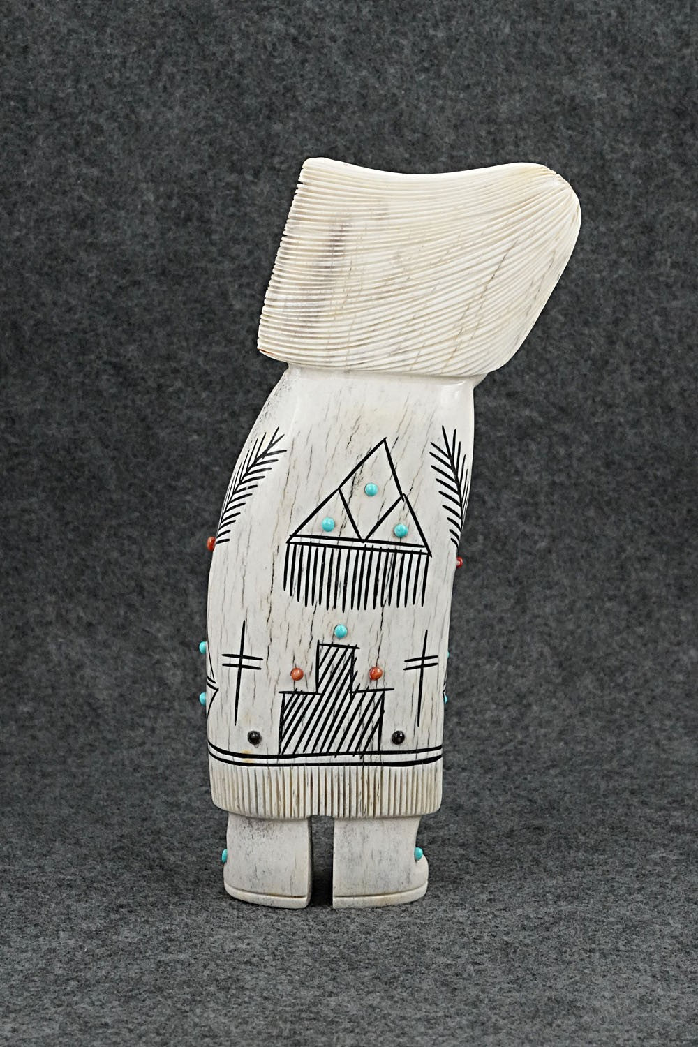 Corn Maiden Zuni Fetish Carving - Claudia Peina