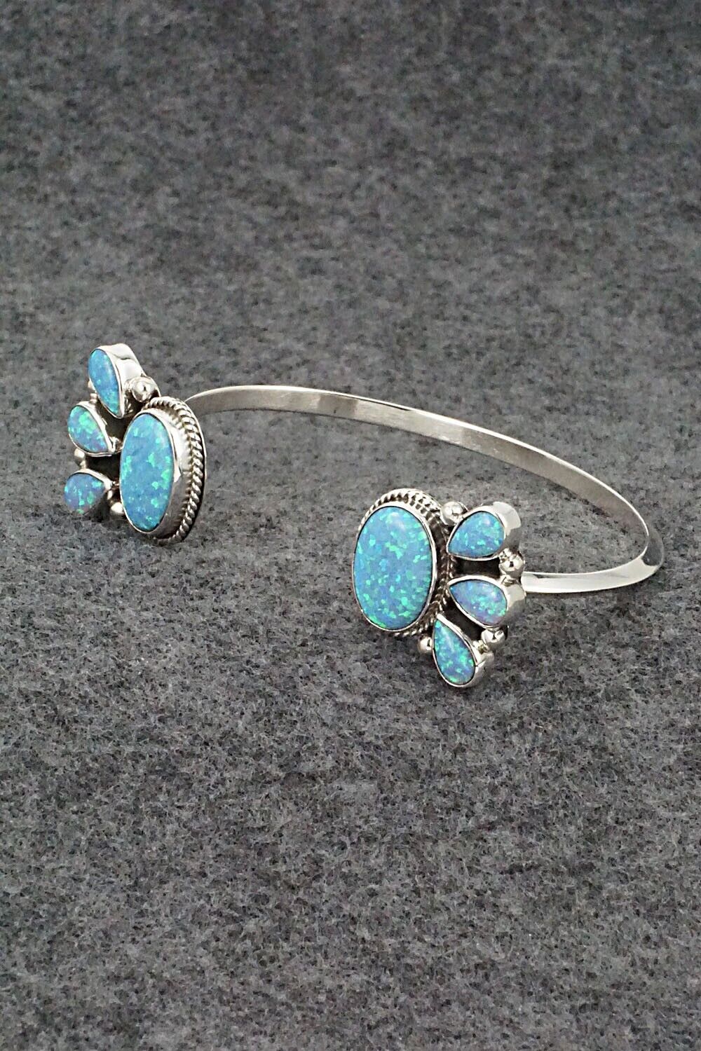Opalite & Sterling Silver Bracelet - Annie Sleuth