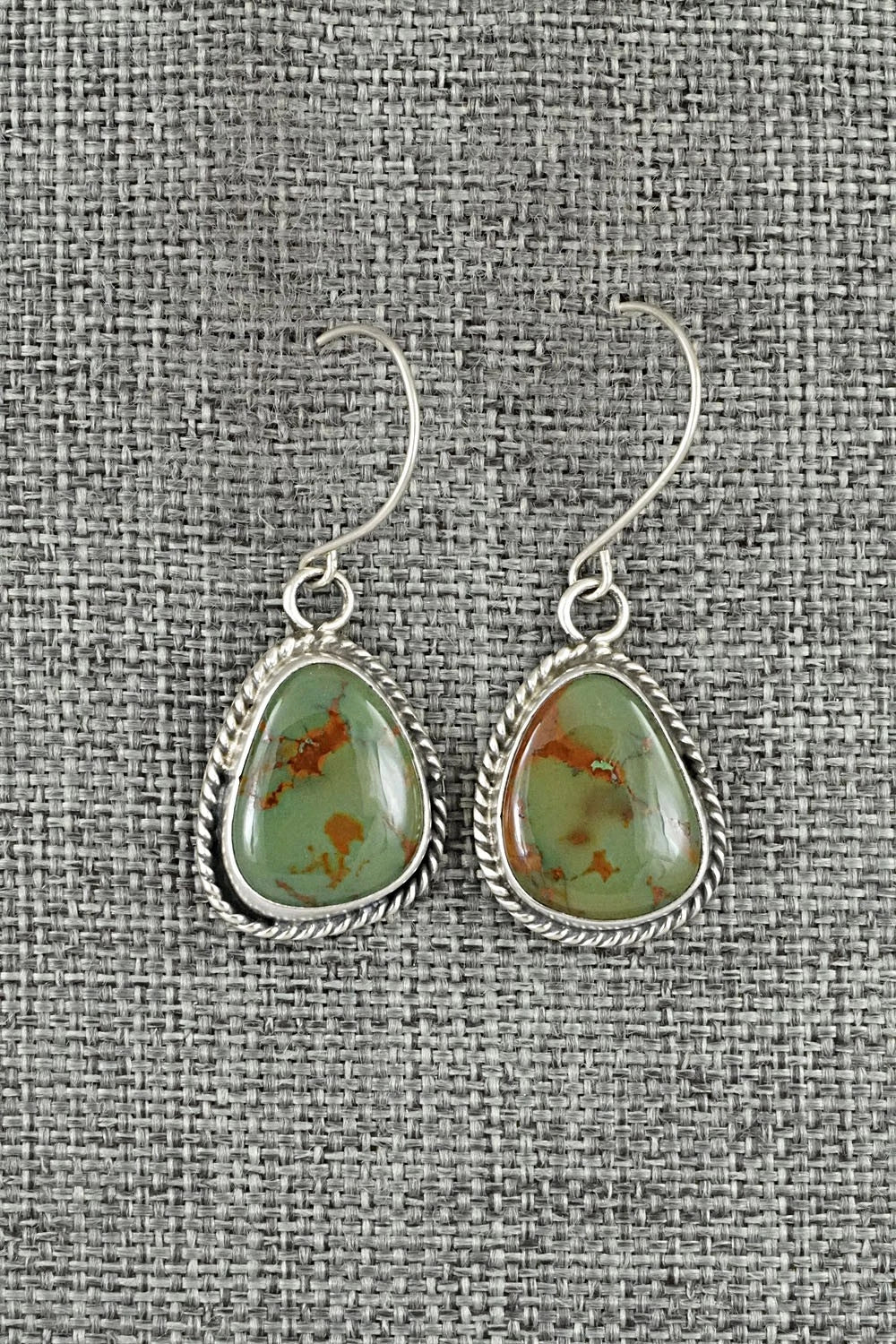 Turquoise & Sterling Silver Earrings - Rosemary Saunders