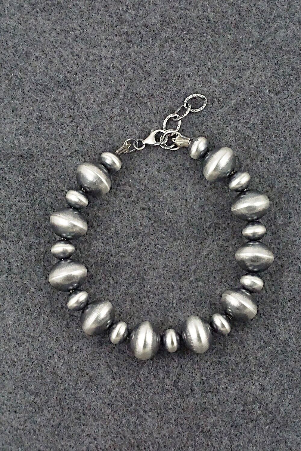 Sterling Silver Navajo Pearl Bracelet - Tonisha Haley