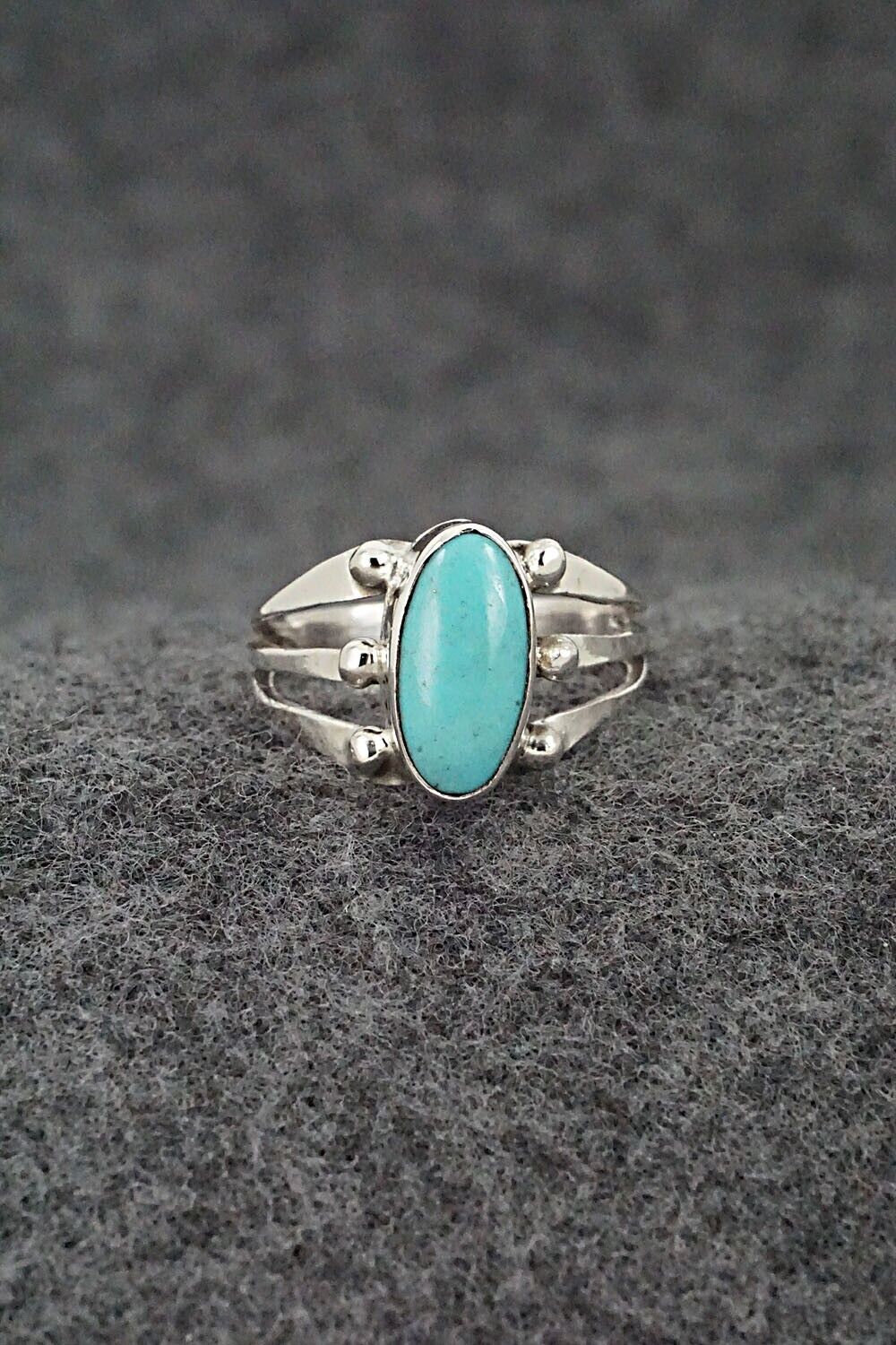 Turquoise & Sterling Silver Ring - Paige Gordon - Size 6