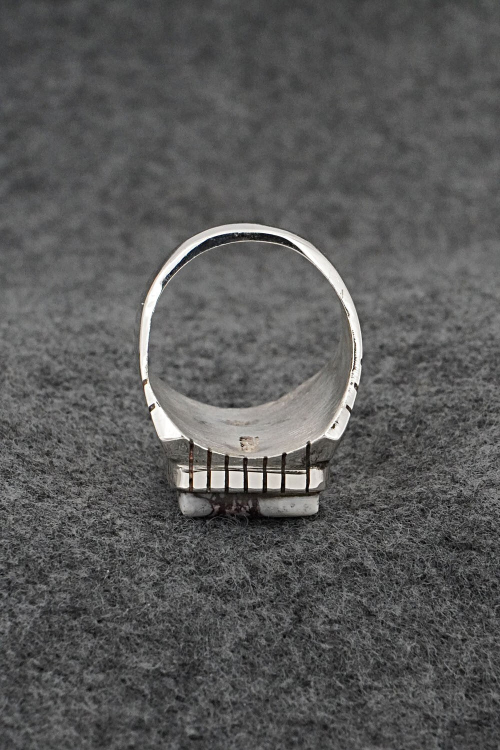 Wild Horse & Sterling Silver Ring - Trevor Jack - Size 9.5