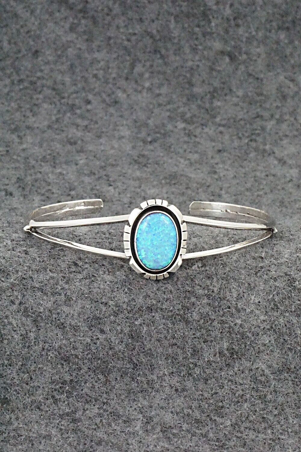 Opalite & Sterling Silver Bracelet - Annie Spencer