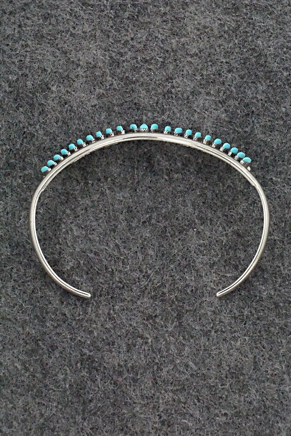 Turquoise & Sterling Silver Bracelet - Stewart Nakatewa