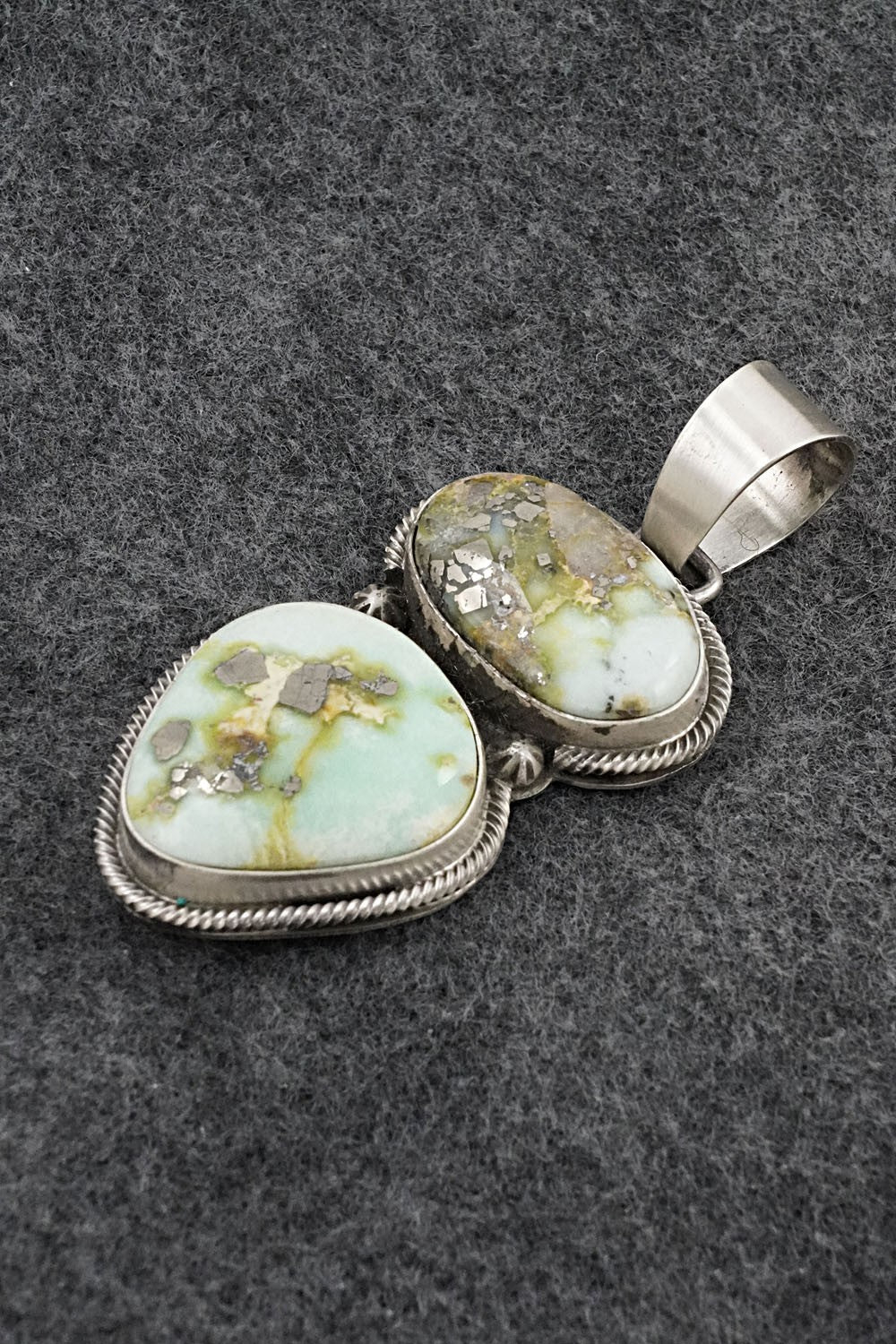Variscite & Sterling Silver Pendant - Bobby Johnson