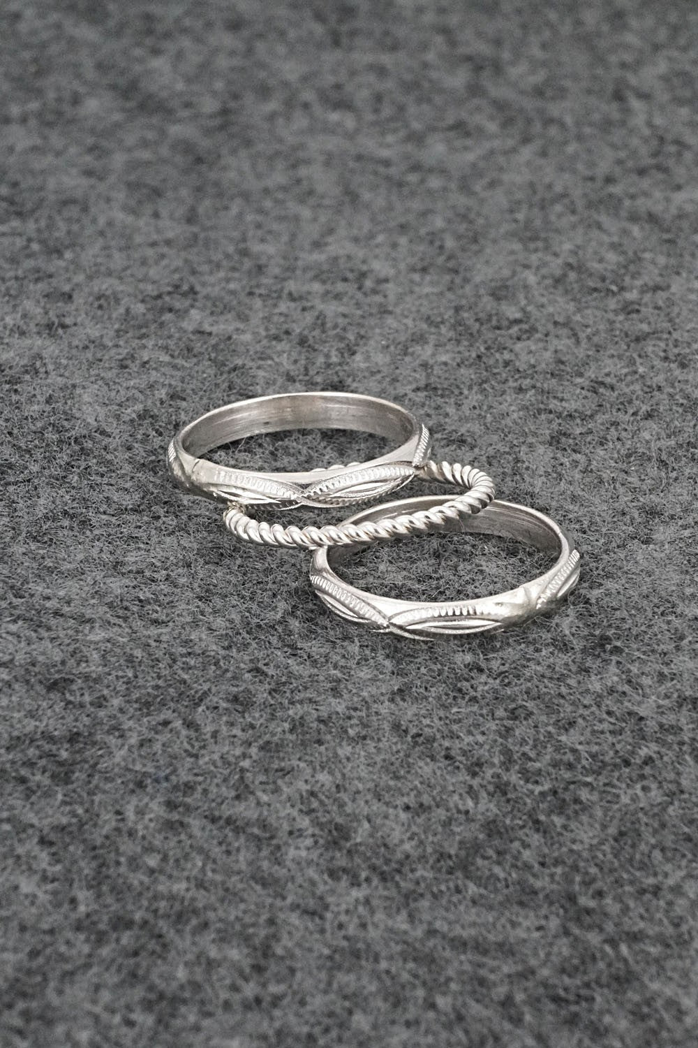 Sterling Silver Rings - Charles Dubois - Size 7.5