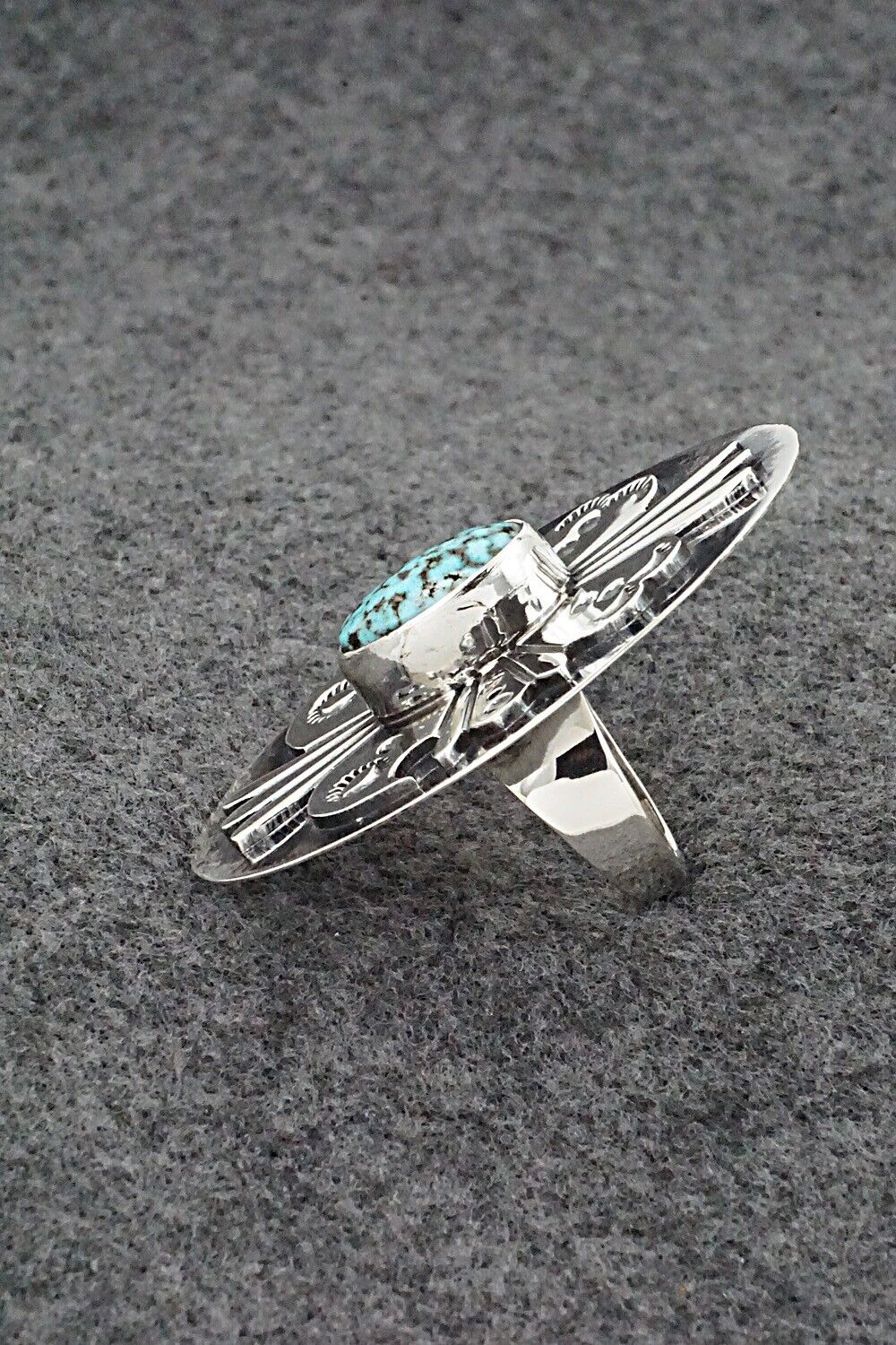 Turquoise & Sterling Silver Ring - Marita Benally - Size 7