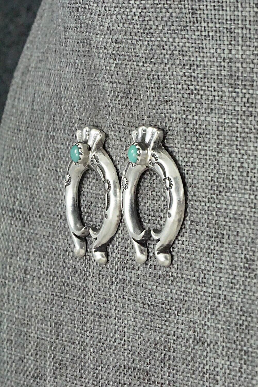 Turquoise & Sterling Silver Earrings - Paige Gordon