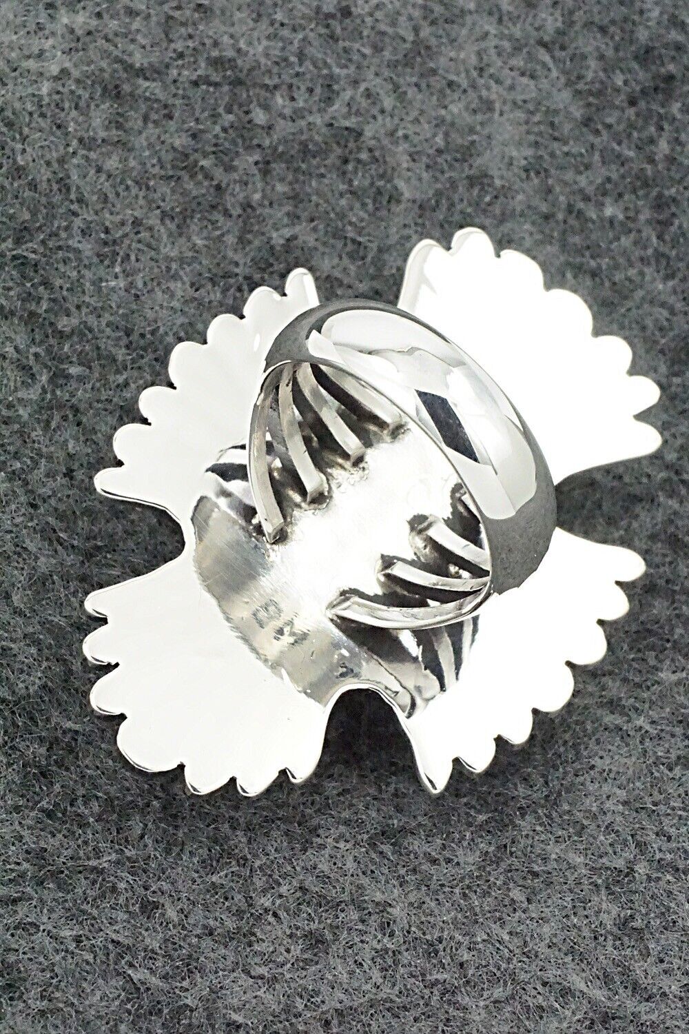 Turquoise & Sterling Silver Ring - Marita Benally - Size 8