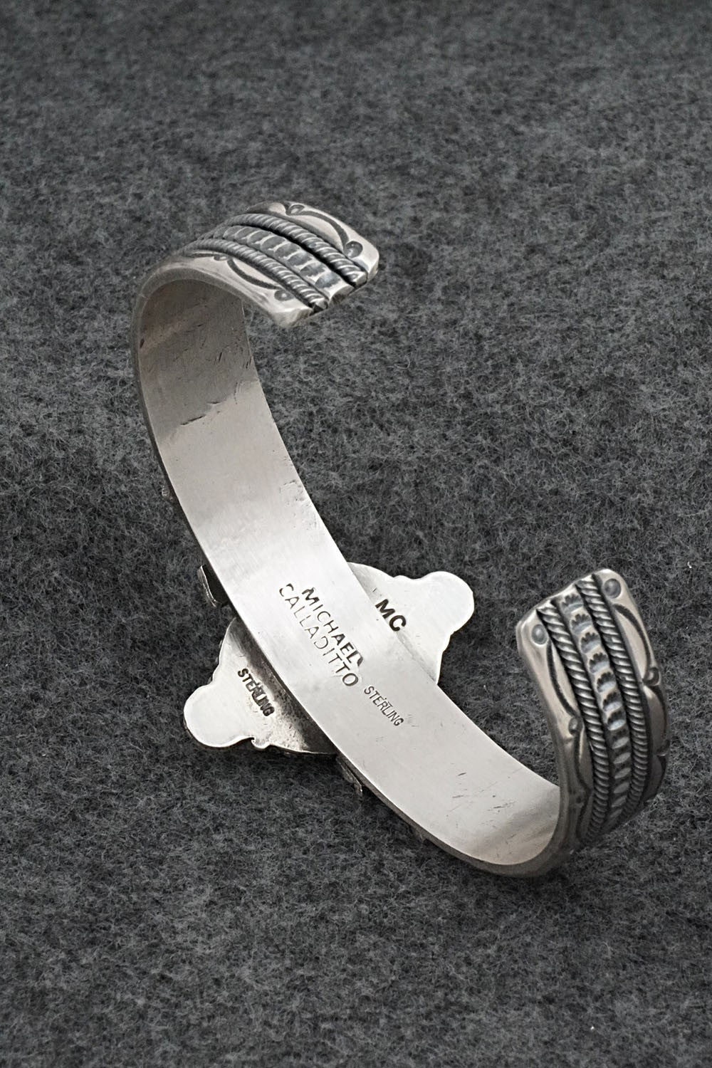 Turquoise & Sterling Silver Bracelet - Michael Calladitto