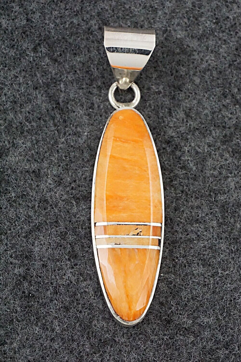 Spiny Oyster & Sterling Silver Pendant - Harold Smith