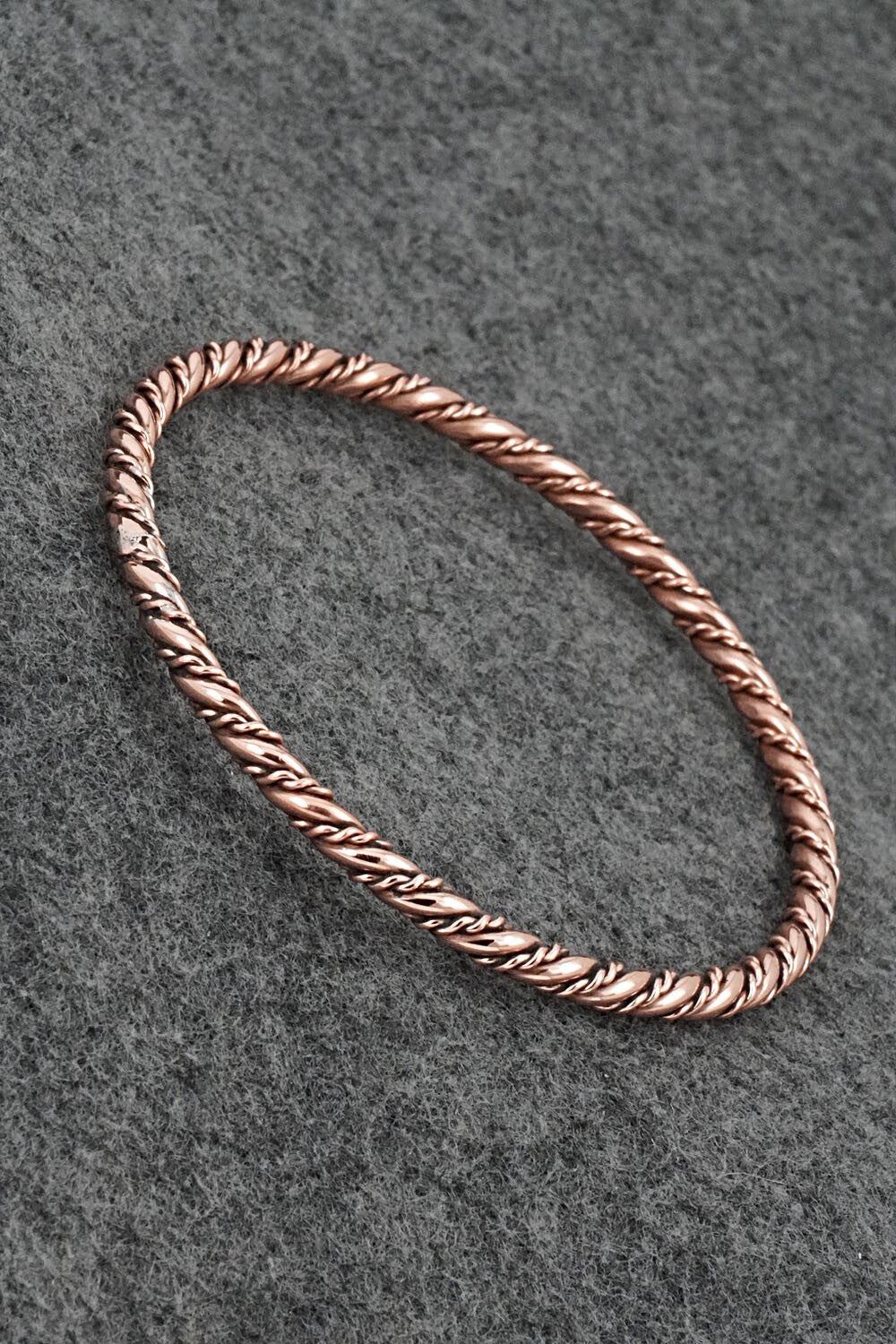 Copper Bangle Bracelet - Elaine Tahe