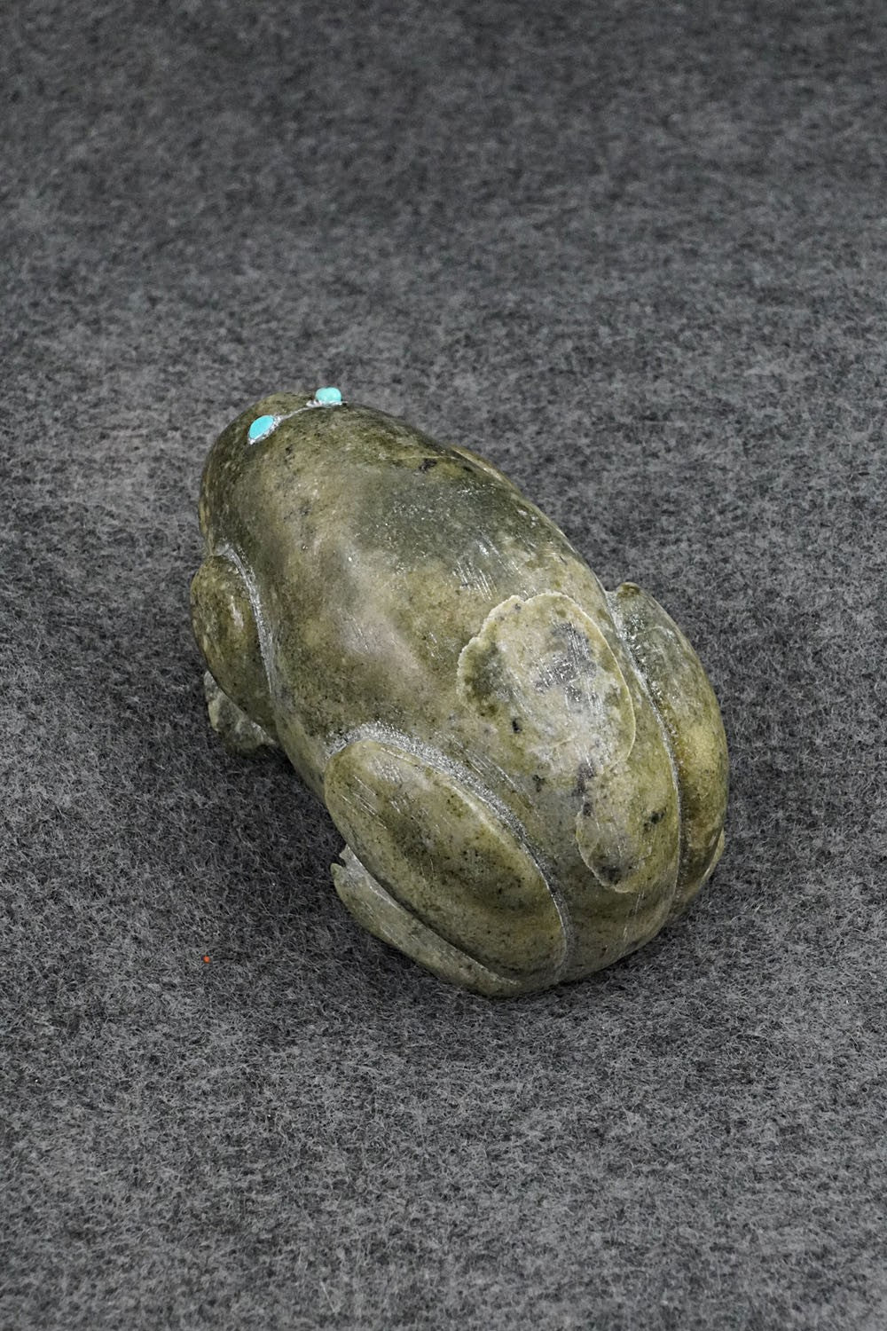 Frog Zuni Fetish Carving - Garrick Weeka