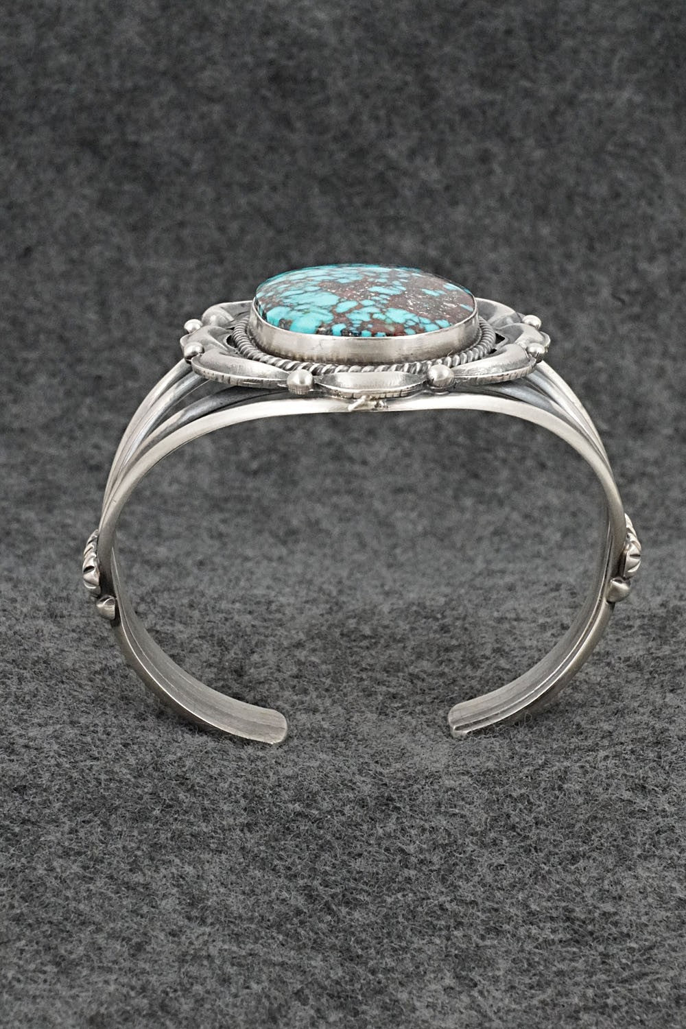 Turquoise & Sterling Silver Bracelet - Raymond Delgarito