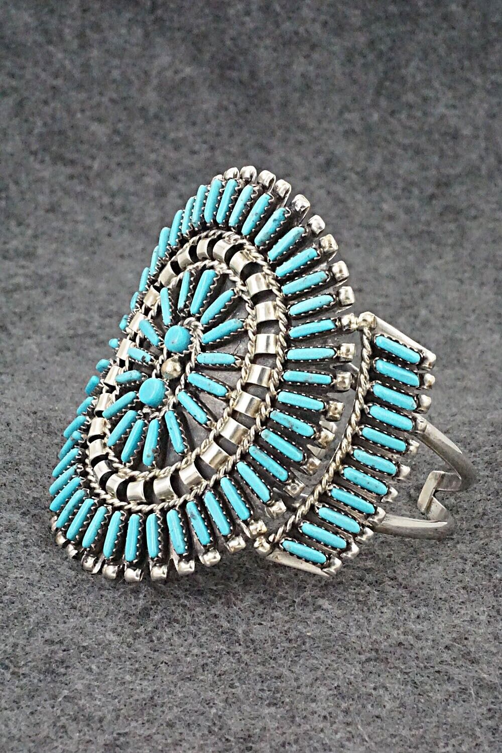 Turquoise & Sterling Silver Bracelet - Charlie John
