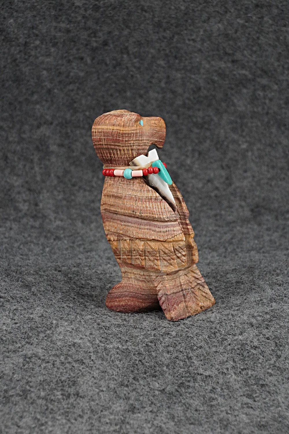 Eagle Zuni Fetish Carving - Douglas Martza