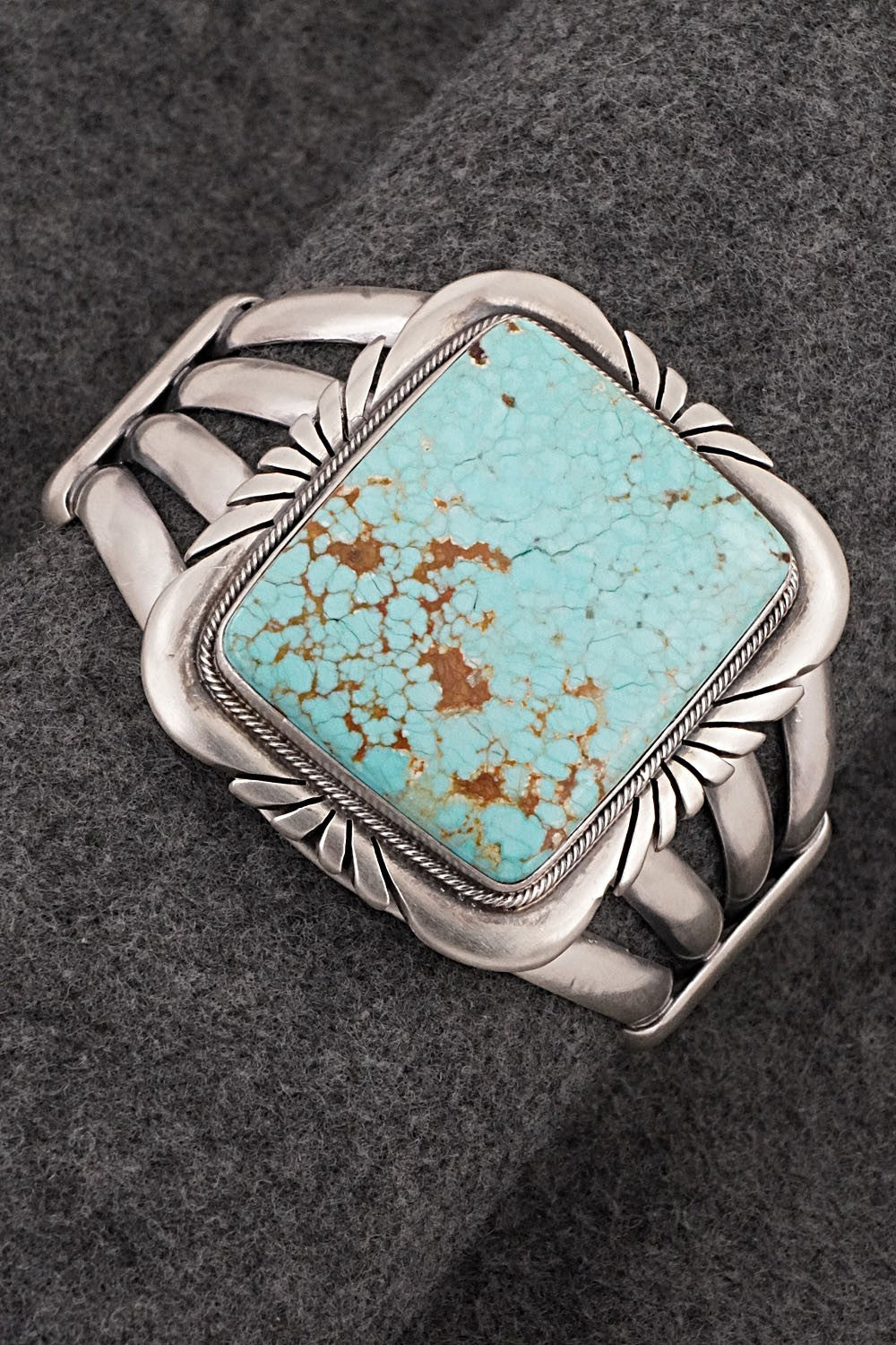 Turquoise & Sterling Silver Bracelet - Mark Yazzie