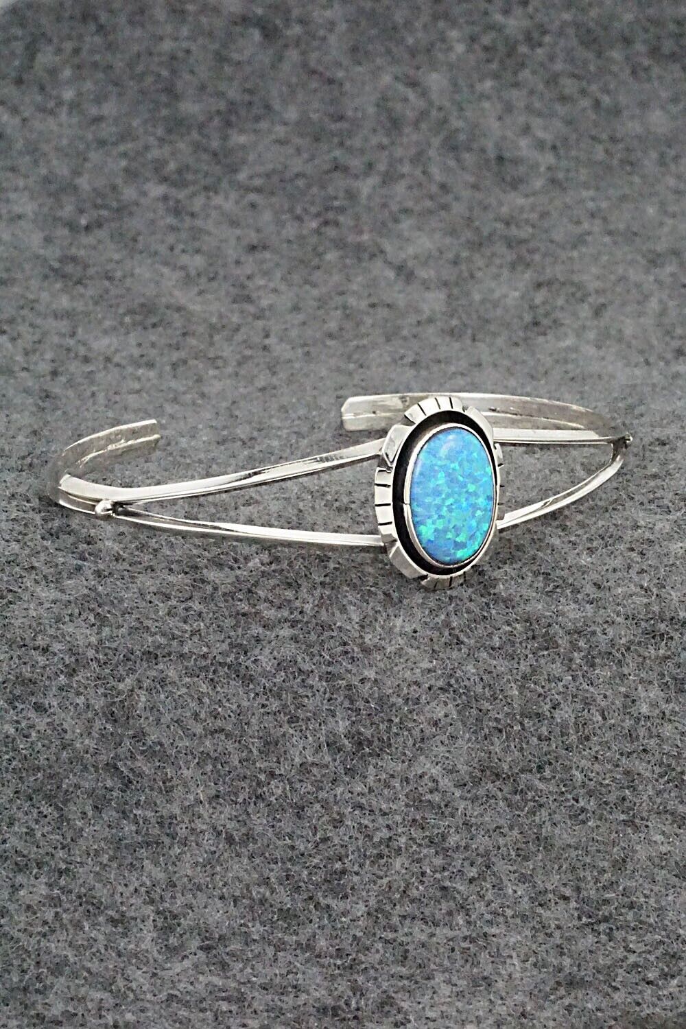 Opalite & Sterling Silver Bracelet - Annie Spencer