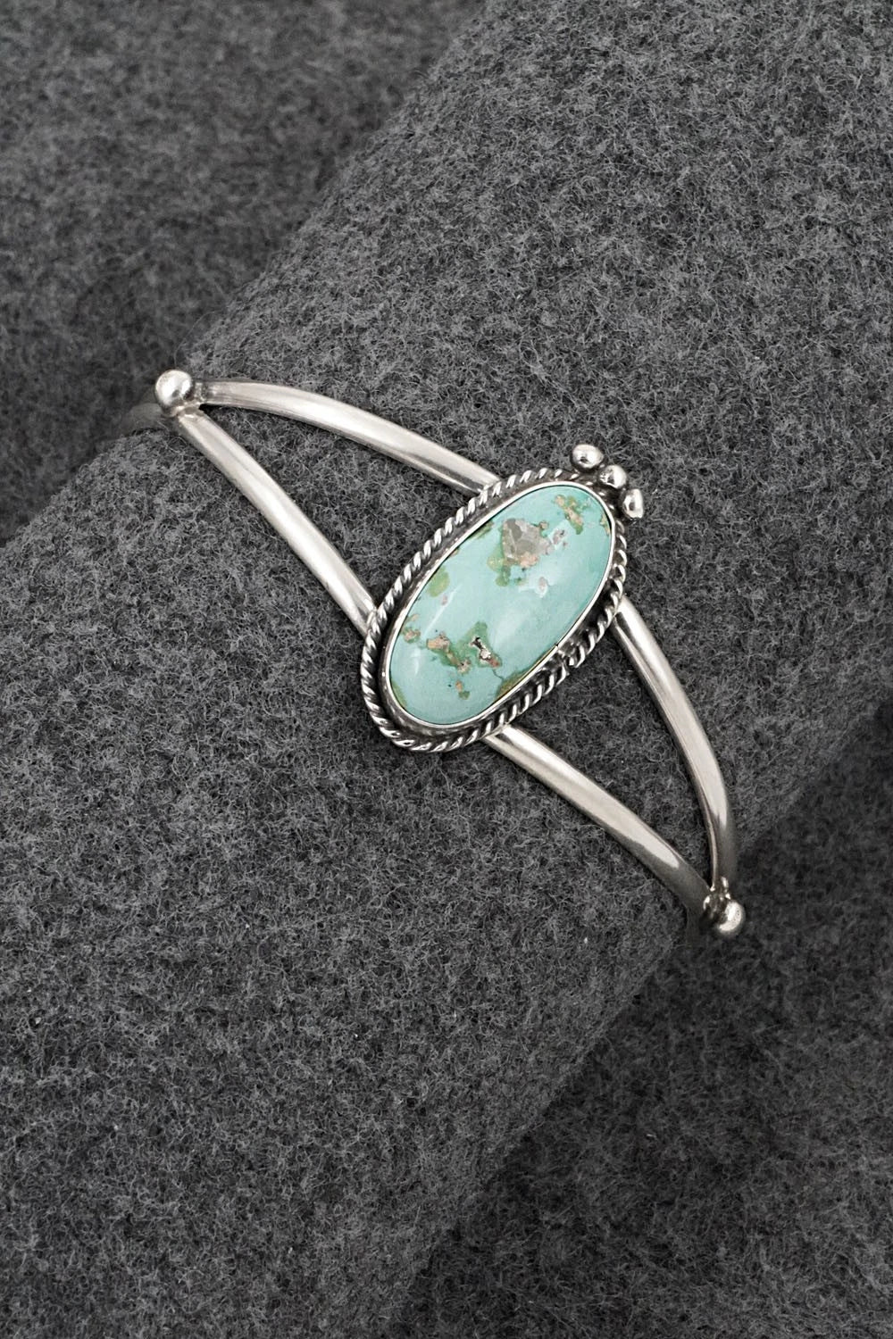 Turquoise & Sterling Silver Bracelet - Rosemary Saunders