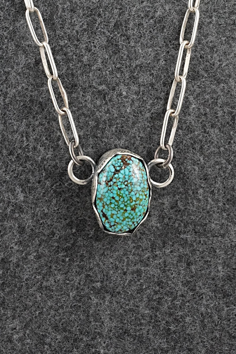 Turquoise & Sterling Silver Necklace - Randy Boyd