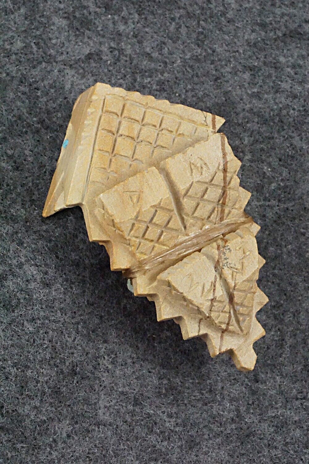 Horned Toad Zuni Fetish Carving - Douglas Martza