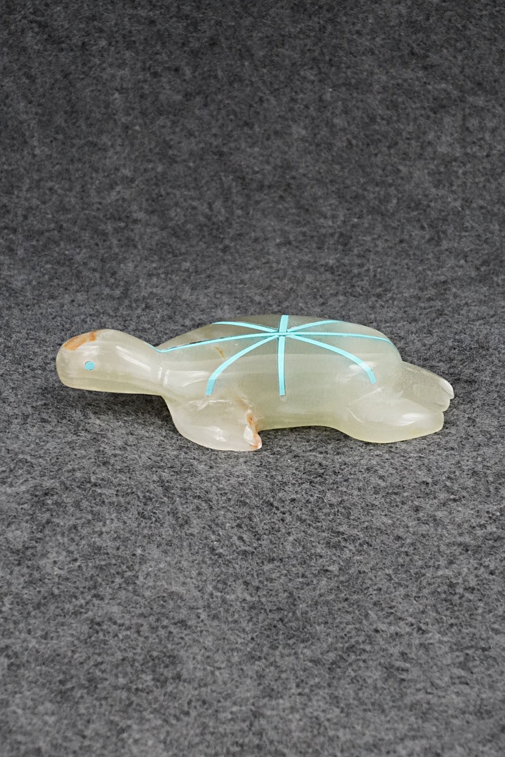 Turtle Zuni Fetish Carving - Kenric Laiwakete