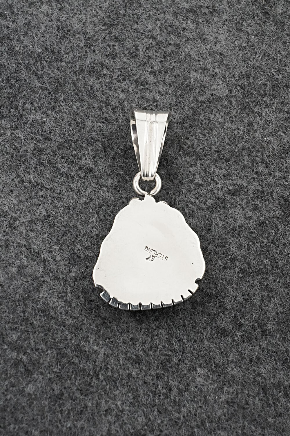 Turquoise & Sterling Silver Pendant - Samuel Yellowhair