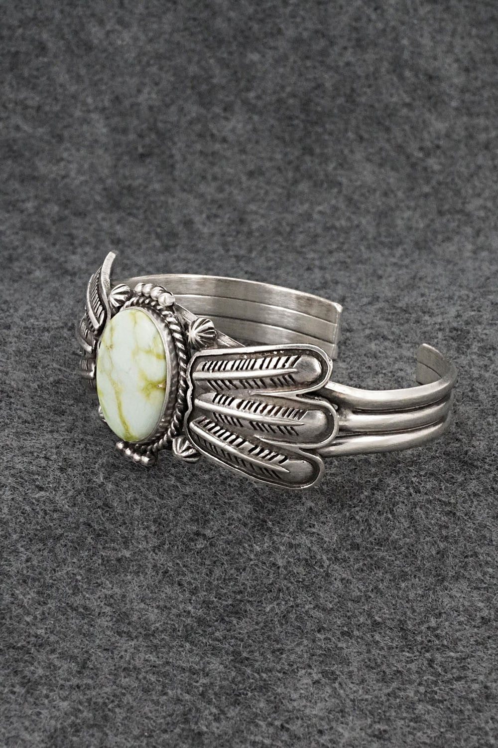 Variscite & Sterling Silver Bracelet - Daniel Benally