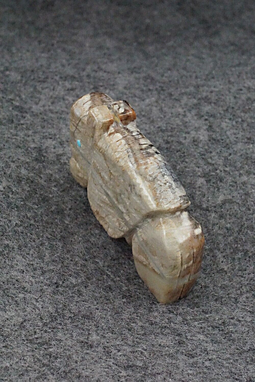 Buffalo Zuni Fetish Carving - Danny Lonjose