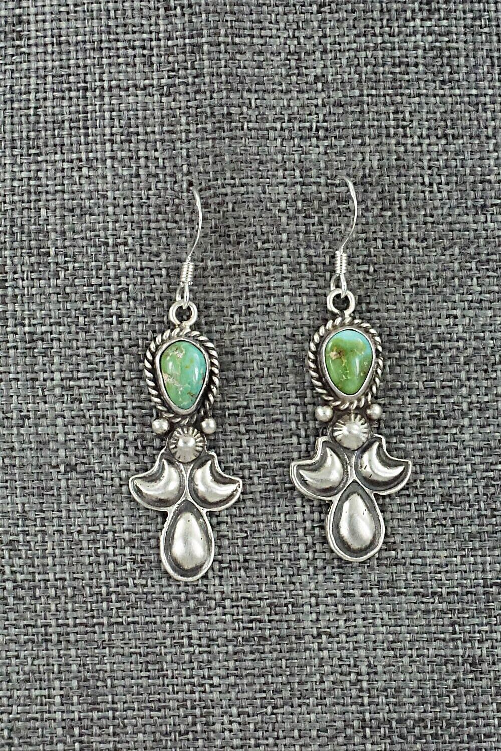 Turquoise & Sterling Silver Earrings - Verley Betone