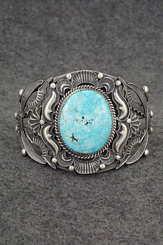 Turquoise & Sterling Silver Bracelet - Kevin Billah