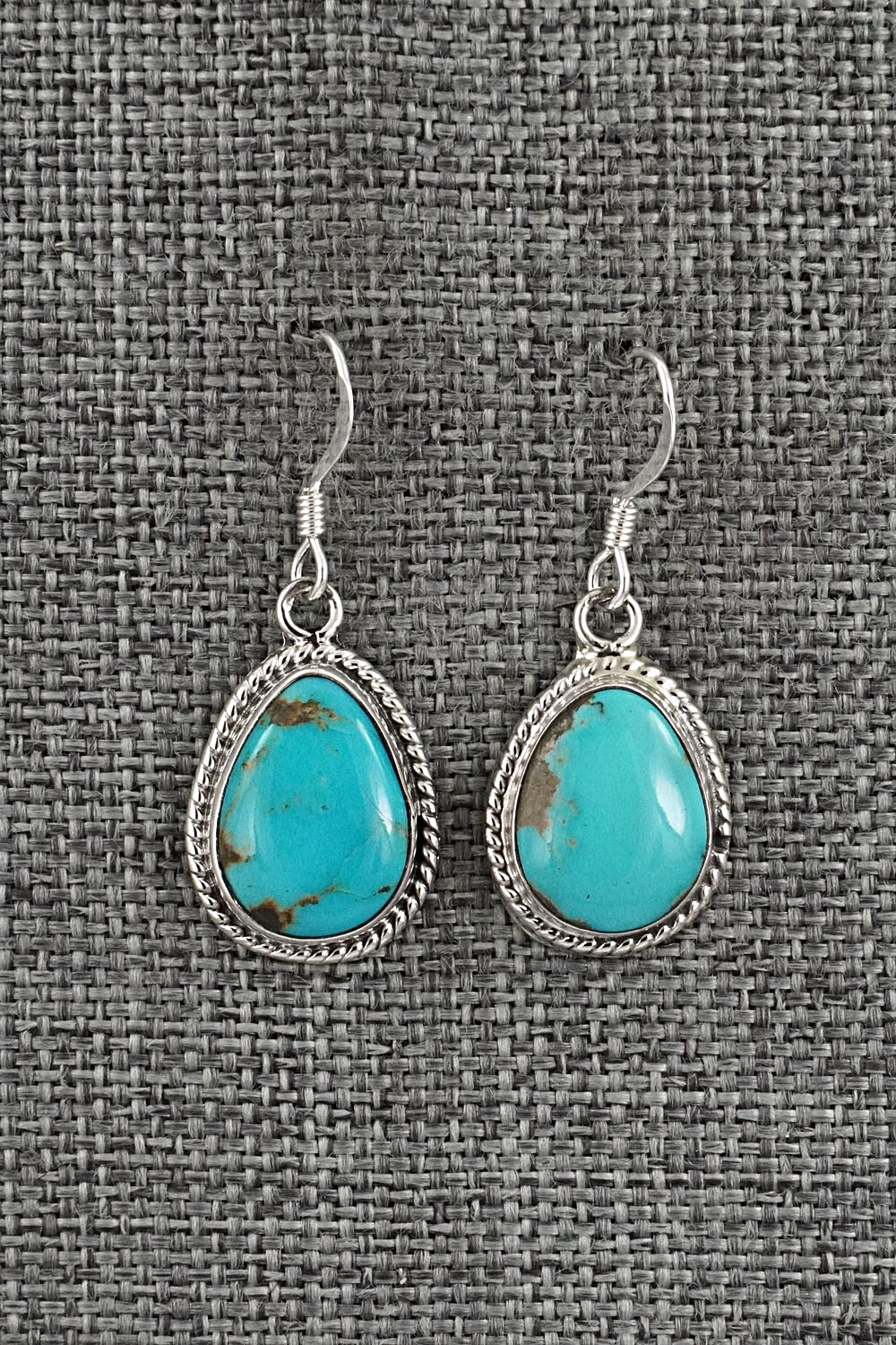 Turquoise & Sterling Silver Earrings - Sharon McCarthy