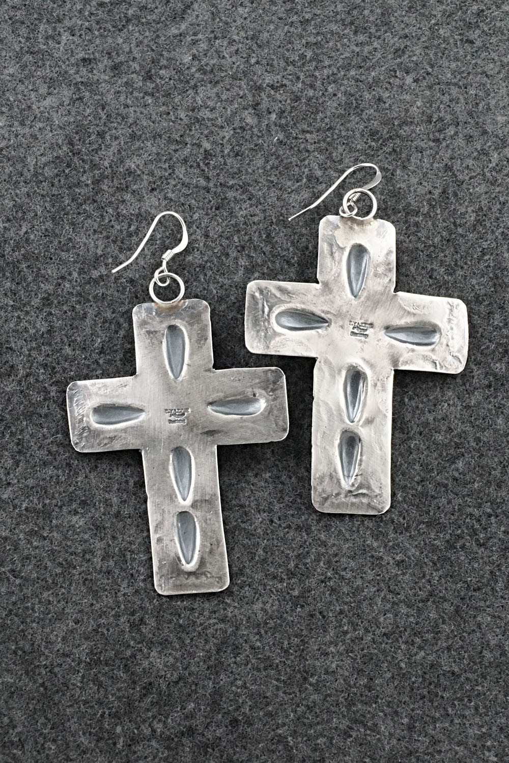 Turquoise & Sterling Silver Earrings - Tim Yazzie