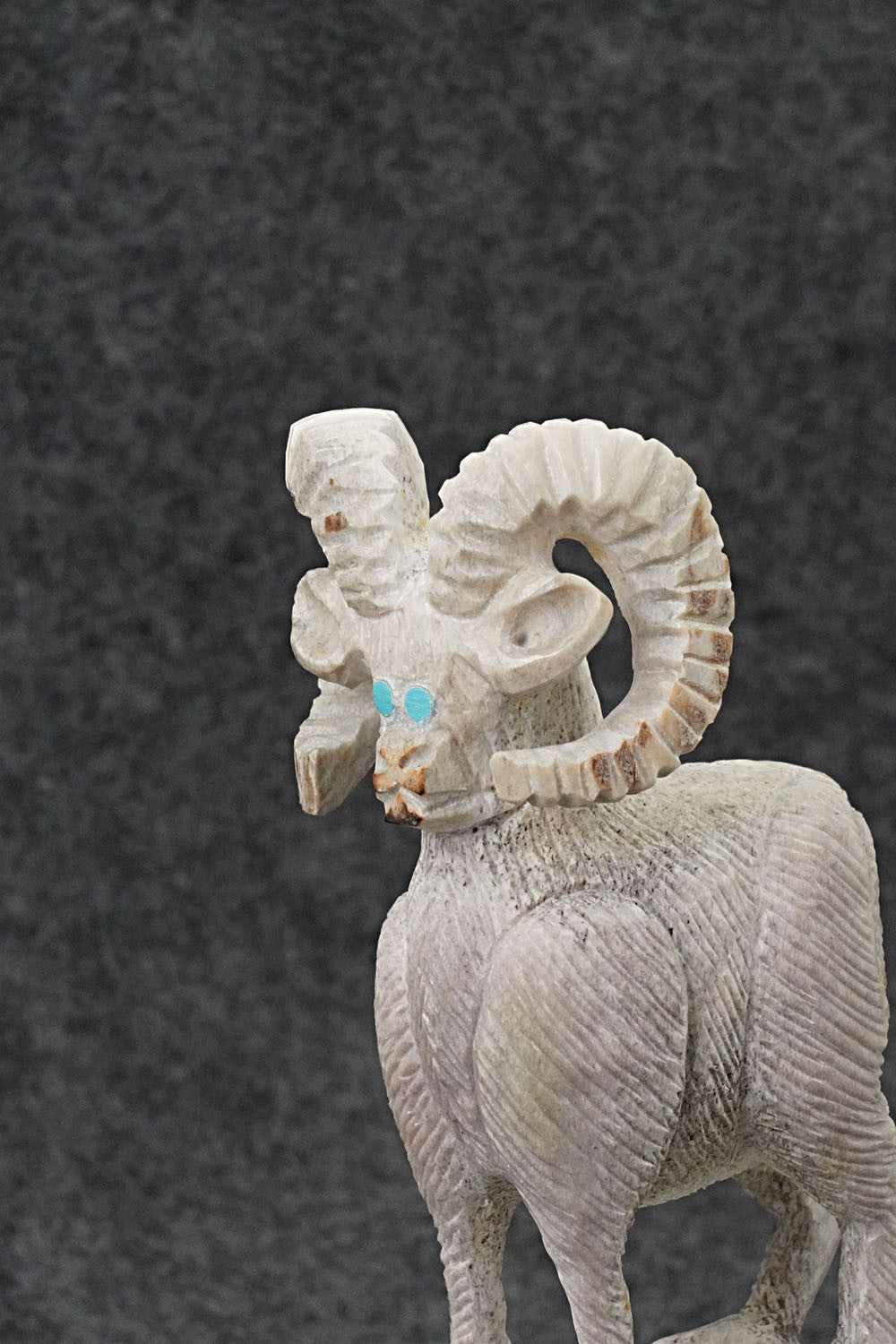 Ram Zuni Fetish Carving - Garrick Weeka