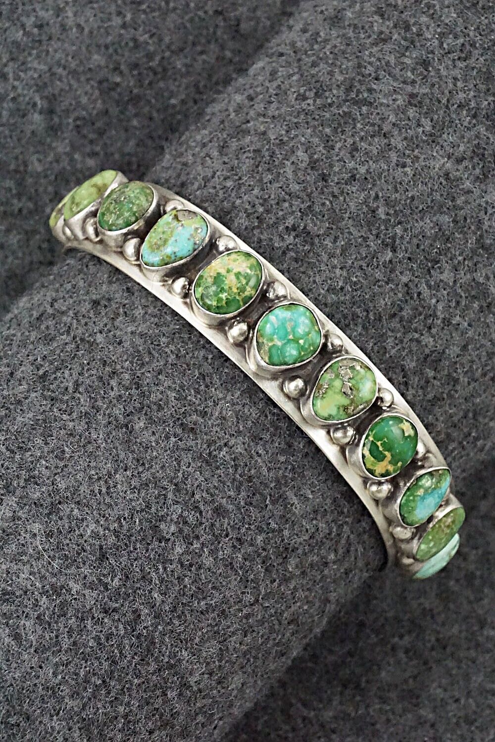 Turquoise & Sterling Silver Bracelet - Tom Lewis