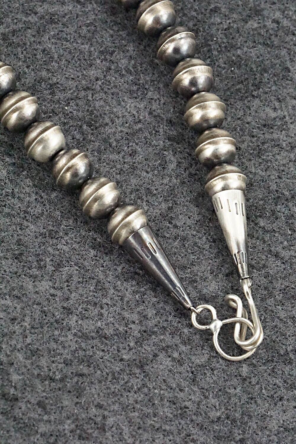 Turquoise & Sterling Silver Squash Blossom Set - Phil Garcia
