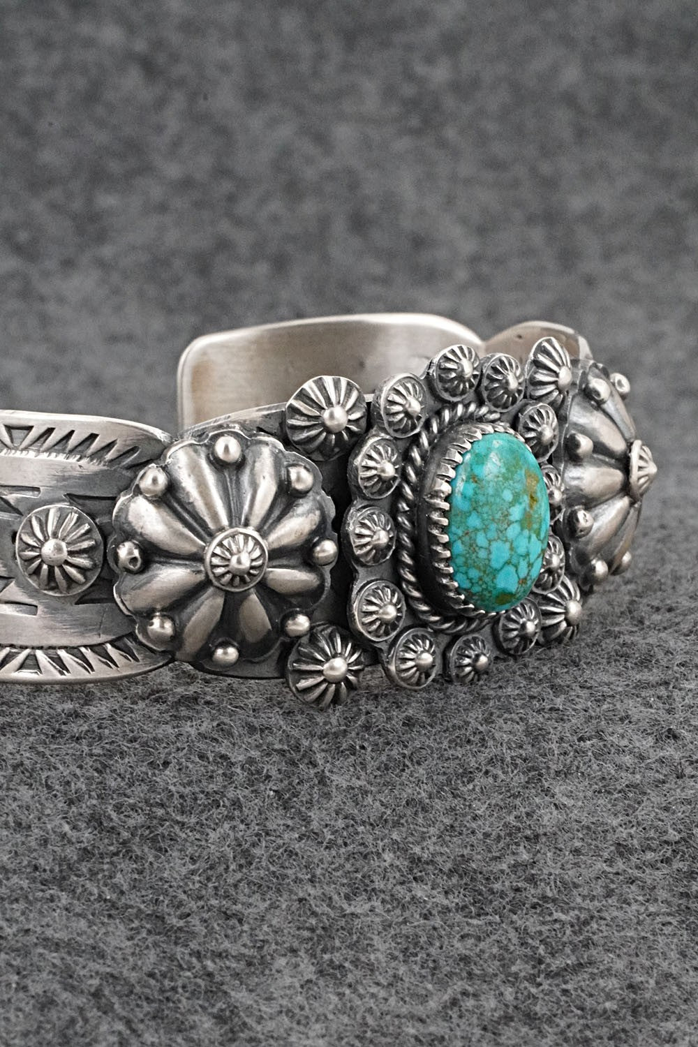 Turquoise & Sterling Silver Bracelet - Andrew Gordon