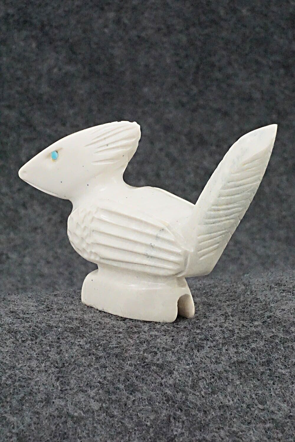 Roadrunner Zuni Fetish Carving - Gilbert Lonjose