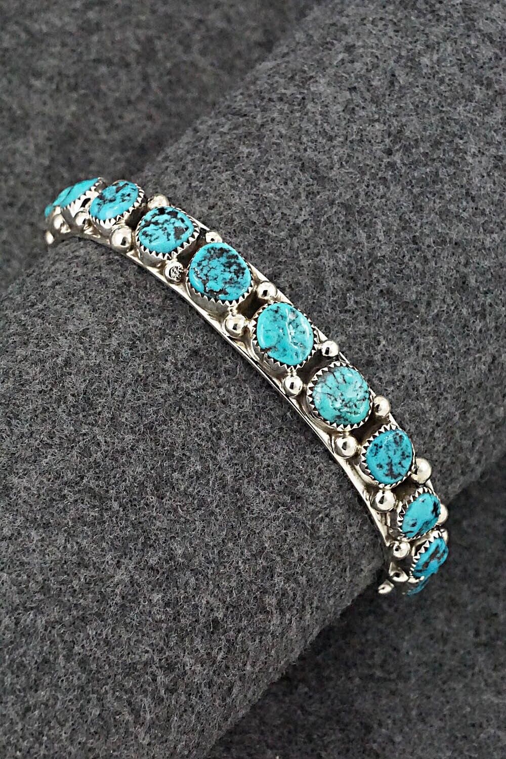 Turquoise & Sterling Silver Bracelet - Darlene Begay