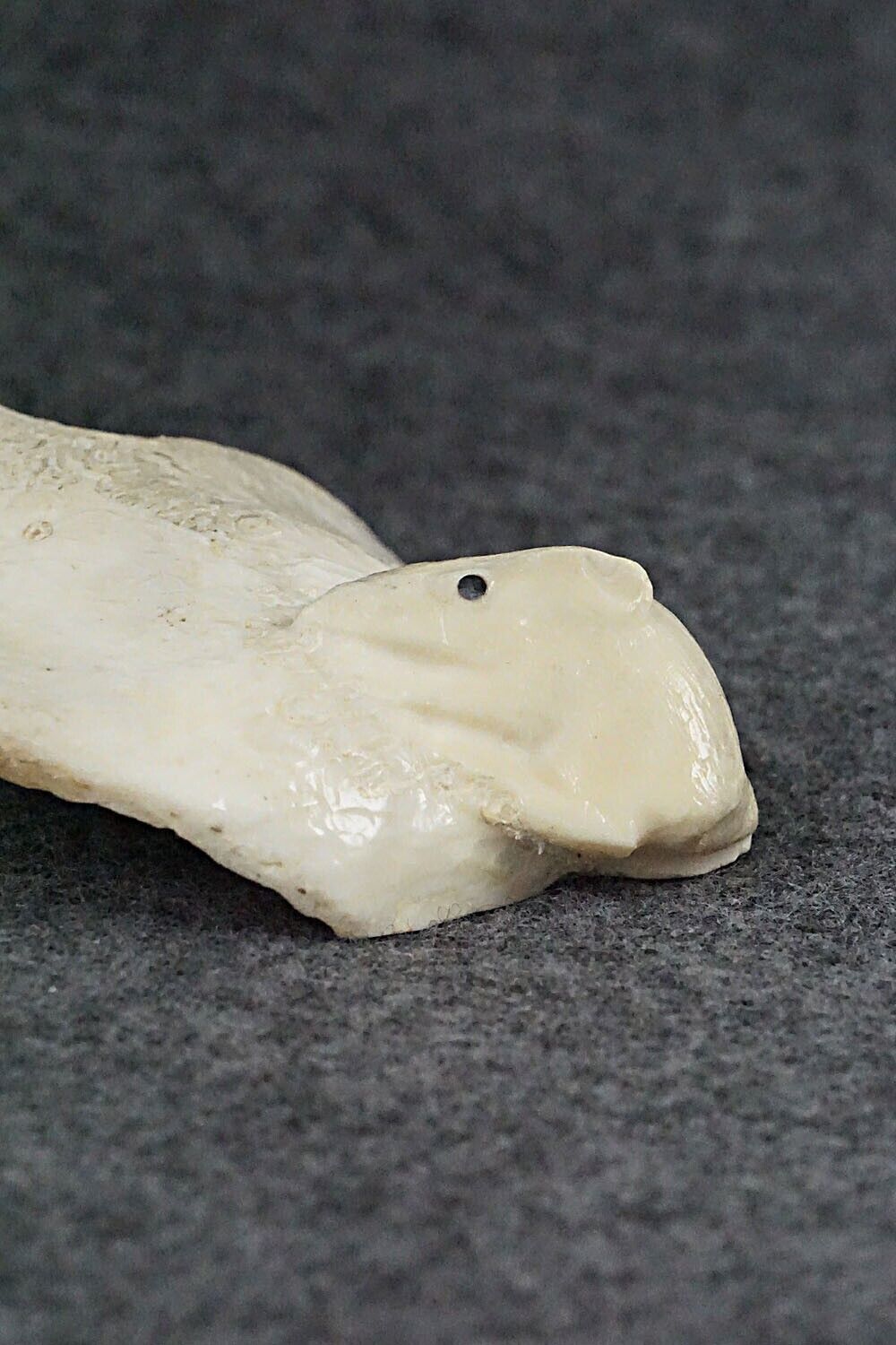 Rattlesnake & Mouse Zuni Fetish Carving - Maxx Laate