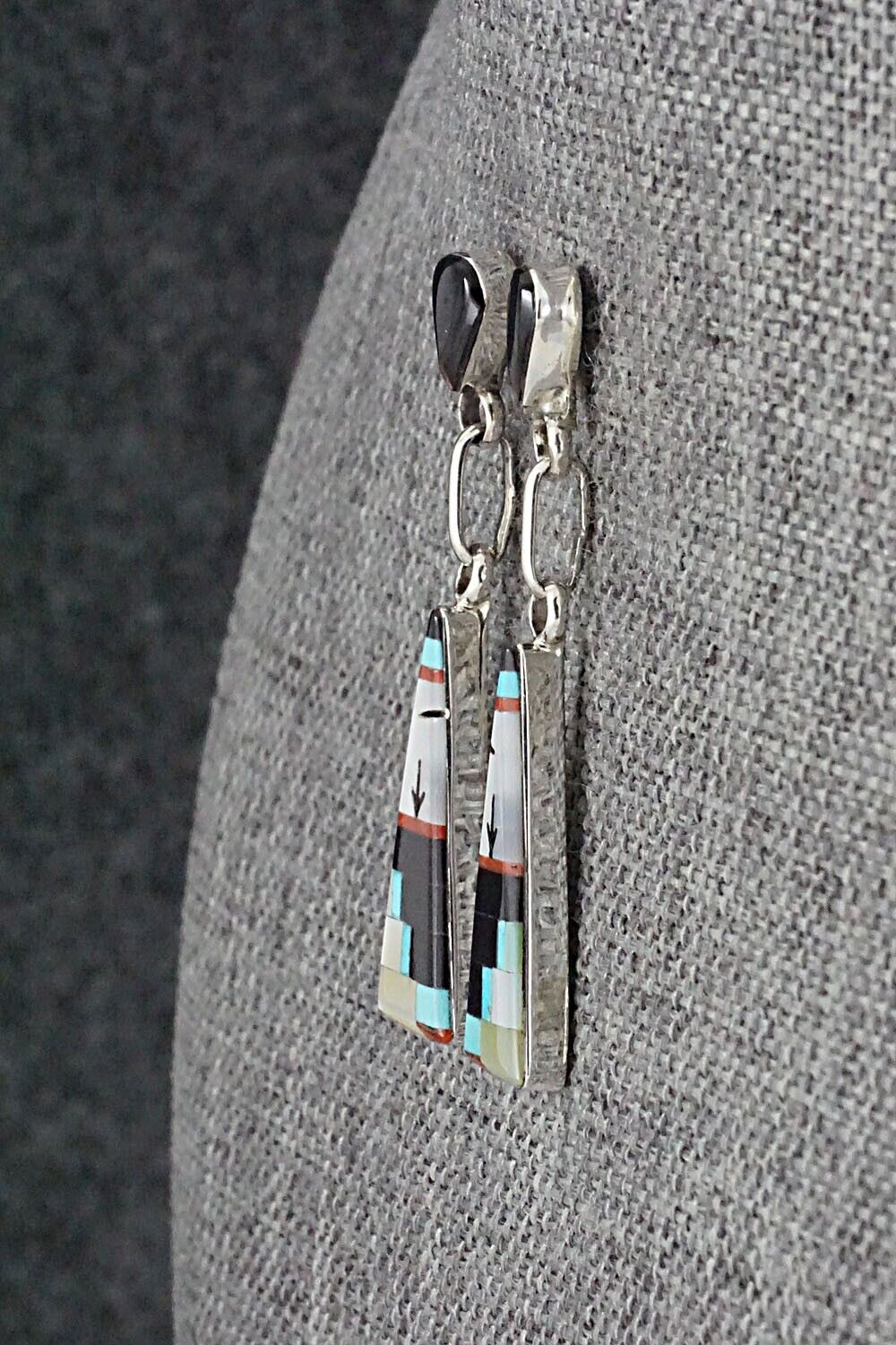 Multi-Stone & Sterling Silver Earrings - Jason Bobelu