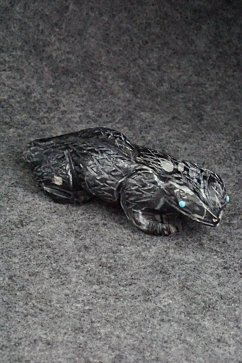 Lizard Zuni Fetish Carving - Sedrick Banteah
