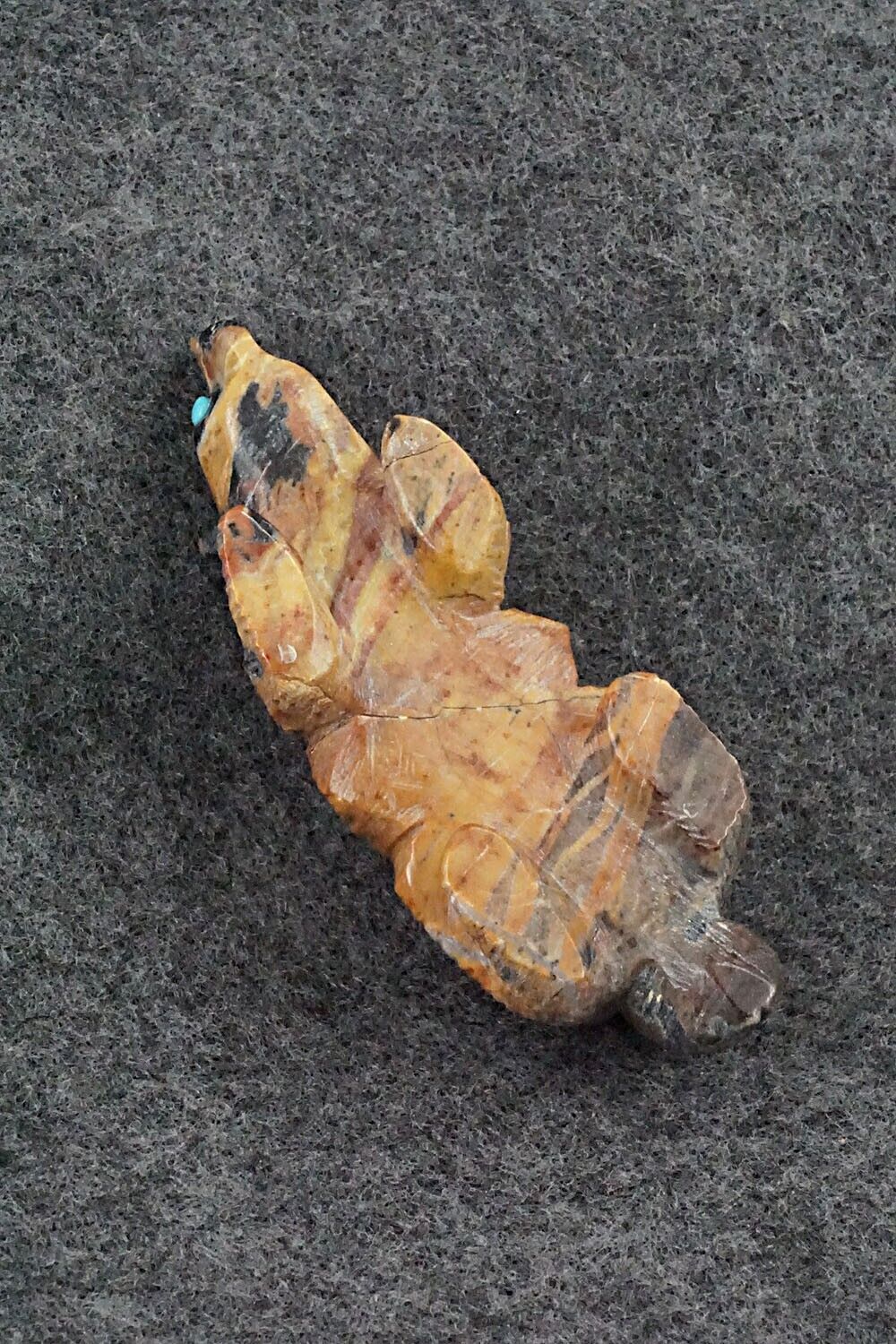 Badger Zuni Fetish Carving - Ronnie Lunasee